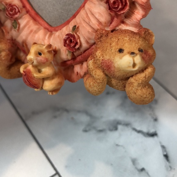 NWT NIB Set of 2 mini Teddy Bear Frames Stand Magnets - Picture 5 of 7